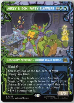 Mikey & Don, Party Planners (Showcase) (246) - Normal - Ninja Turtles (TMT) NM - Image 1