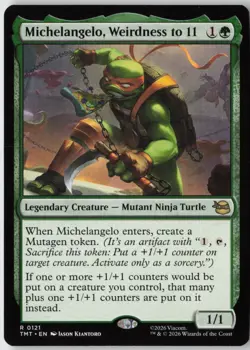 Michelangelo, Weirdness to 11 (121) - Normal - Teenage Mutant Ninja Turtles (TMT - Image 1