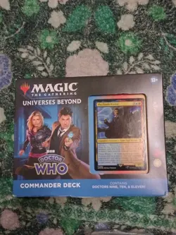 MTG UNIVERSES BEYOND: DOCTOR WHO - TIMEY-WIMEY COMMANDER DECK NEW SEALED 195166228815 - Image 1