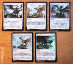 Set of 5 Dual Mana Dragons Monument Artifacts *NM* MTG Atarka Tarkir Commander - Image 1
