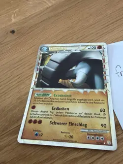 Donphan Prime Holo Pokemon Karte 107/123 Heartgold & Soulsilver Deutsch - Image 3