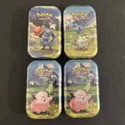 Lot Of 4x Pokemon TCG: Mega Evolution Ascended Heroes 2 Pack Mini Tins All New! - Image 1