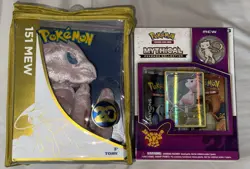 Pokemon Mythical Collection Mew Box And Mew 20th Anniversary Plush Generations - Image 1