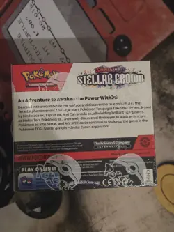 POKEMON TCG: SCARLET AND VIOLET - STELLAR CROWN BOOSTER Box - Sealed - Image 2