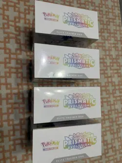 4x Pokemon Prismatic Evolutions Elite Trainer Box DG ETB BRAND NEW SEALED - Image 3