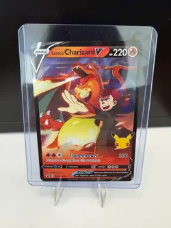 Lance's Charizard V SWSH133 Promo SWSH Black Star Pokemon Near Mint - Image 1