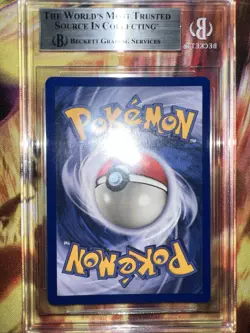 Pokemon Blastoise Base Set Unlimited Holo Rare #2 Beckett 9 Mint - Image 5