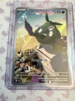 Pokemon TCG Trubbish Card 140/086 White Flare English - Image 1
