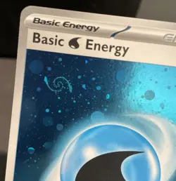HD Water Energy Cosmos Holo with Mew Tail Swirl SVE MEW 003 151 Pokemon Card - Image 2