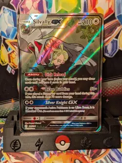 Pokemon TCG card Silvally GX 227/236 Cosmic Eclipse - MINT / NM - Image 1