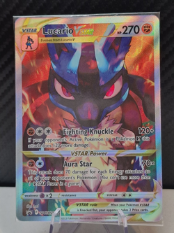 Pokemon TCG Crown Zenith Lucario VSTAR Promo Card SWSH291 Sealed - Image 1
