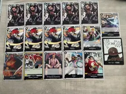 One Piece TCG Sakazuki Deck Core Lot 17 Cards Navy Black Playset Cards - Image 1