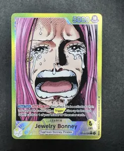 One Piece op13-100 Jewelry Bonney Alt Art Leader Card - Image 1