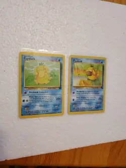 2 Psyducks Pokemon Card Lot Vintage WOTC - Image 2
