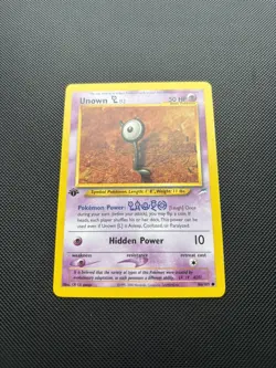 Pokemon Card Neo Destiny 1st Edition Unown L 86/105 WOTC - Image 2