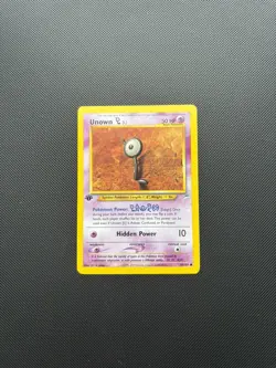 Pokemon Card Neo Destiny 1st Edition Unown L 86/105 WOTC - Image 3