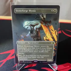Magic The Gathering Stoneforge Mystic Double Masters 337 Borderless - Image 1