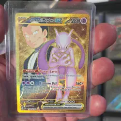 Pokemon Team Rocket's Mewtwo EX 240/182 Sv10 Destined Rivals 280 HP Holo - Image 1