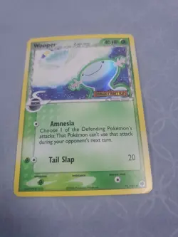 Wooper Delta Species 71/101 EX DRAGON FRONTIERS Stamped Reverse Holo LP - Image 2