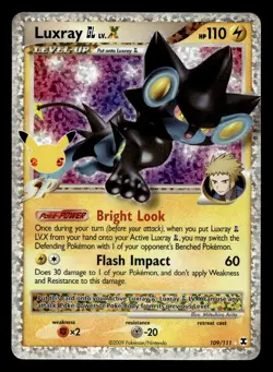 Luxray GL LV.X 109/111 Celebrations: Classic Collection Pokemon - Image 1