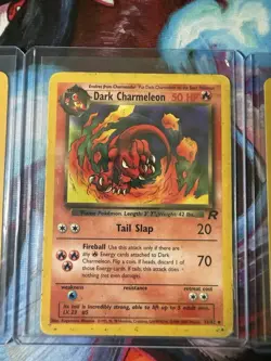 Dark Charizard Charmeleon Charmander Team Rocket Set Lot Vintage Pokemon - LP - Image 5