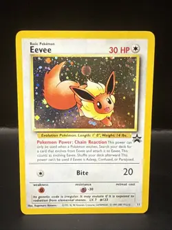 Pokemon - Eevee 11/53 - Wotc - Black Star Promo Holo S - Image 1