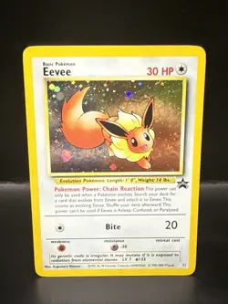 Pokemon - Eevee 11/53 - Wotc - Black Star Promo Holo F - Image 2