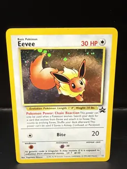 Pokemon - Eevee 11/53 - Wotc - Black Star Promo Holo BR - Image 1