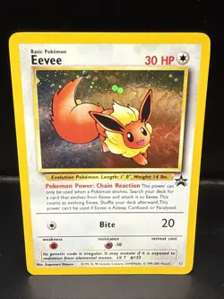 Pokemon - Eevee 11/53 - Wotc - Black Star Promo Holo BM - Image 2