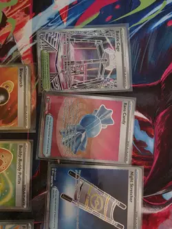 Pokemon TCG Full Art Item Tool Supporter Stadium Item Lot 9x NM English - Image 2