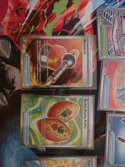 Pokemon TCG Full Art Item Tool Supporter Stadium Item Lot 9x NM English - Image 4