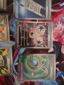 Pokemon TCG Full Art Item Tool Supporter Stadium Item Lot 9x NM English - Image 5