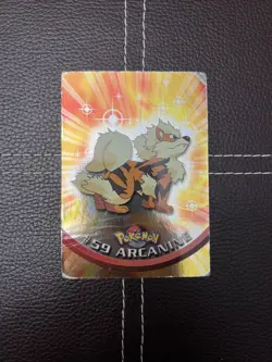 Pokemon TCG - Arcanine - #59 - Blue Topps TV Animation - HP Silver Foil (1999) - Image 1
