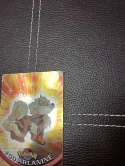 Pokemon TCG - Arcanine - #59 - Blue Topps TV Animation - HP Silver Foil (1999) - Image 2