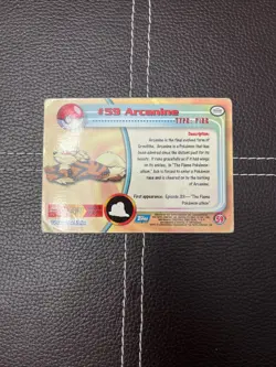 Pokemon TCG - Arcanine - #59 - Blue Topps TV Animation - HP Silver Foil (1999) - Image 4