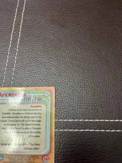 Pokemon TCG - Arcanine - #59 - Blue Topps TV Animation - HP Silver Foil (1999) - Image 5