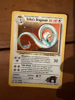 The Pokemon Company Pokemon TCG Erika's Dragonair Gym Heroes Holo Rare 41/132 8… - Image 1