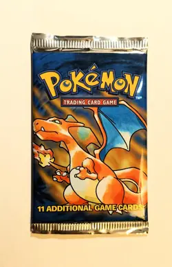 Pokemon Charizard Base Set Booster Pack WOTC Unweighed Collection - Read desc - Image 1