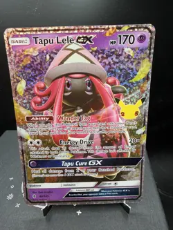 Pokemon TCG SWSH Celebrations Tapu Lele GX 60/145 Classic Collection Reprint NM! - Image 1