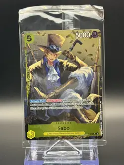 Sabo P-073 One Piece Card Game Promo Factory Sealed Character Card - Image 1