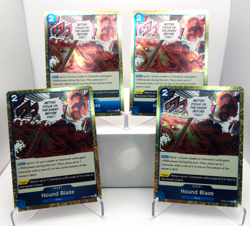 Hound Blaze Playset - OP05-057 x4 - Awakening of the New Era - One Piece TCG - Image 1
