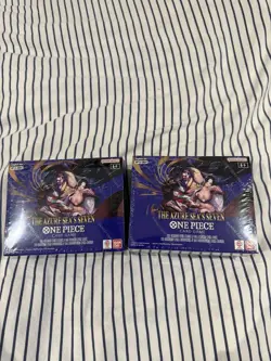 One Piece TCG OP-14 The Azure Sea's Seven Booster Box (New & Sealed) x2 - Image 1