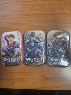 One Piece TCG: Vol 2 Tin Pack Set of 3 TS-02 OP-13 BRAND NEW SEALED & FAST SHIP - Image 1