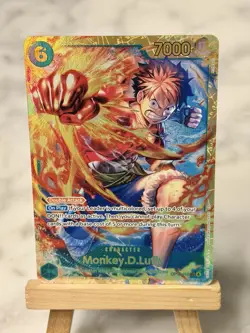 One Piece Monkey.D.Luffy OP13-118 Carrying On His Will Foil SEC English - Image 1