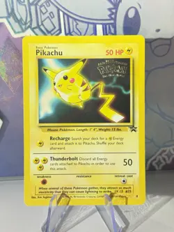 Pikachu #25 Promo Pokemon The First Movie Promo Card MP - Image 1