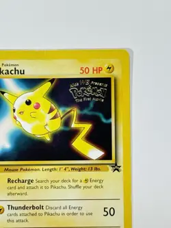 Pikachu #25 Promo Pokemon The First Movie Promo Card MP - Image 4