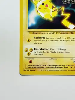 Pikachu #25 Promo Pokemon The First Movie Promo Card MP - Image 5