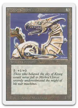 Dragon Engine (NM) Revised Edition 3ED Magic MTG - Image 1