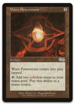 Worn Powerstone #318 (NM) Urza's Saga USG Magic MTG - Image 1