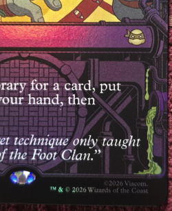 Splinter's Technique Teenage Mutant Ninja Turtles MTG 0233 Borderless Foil - Image 4